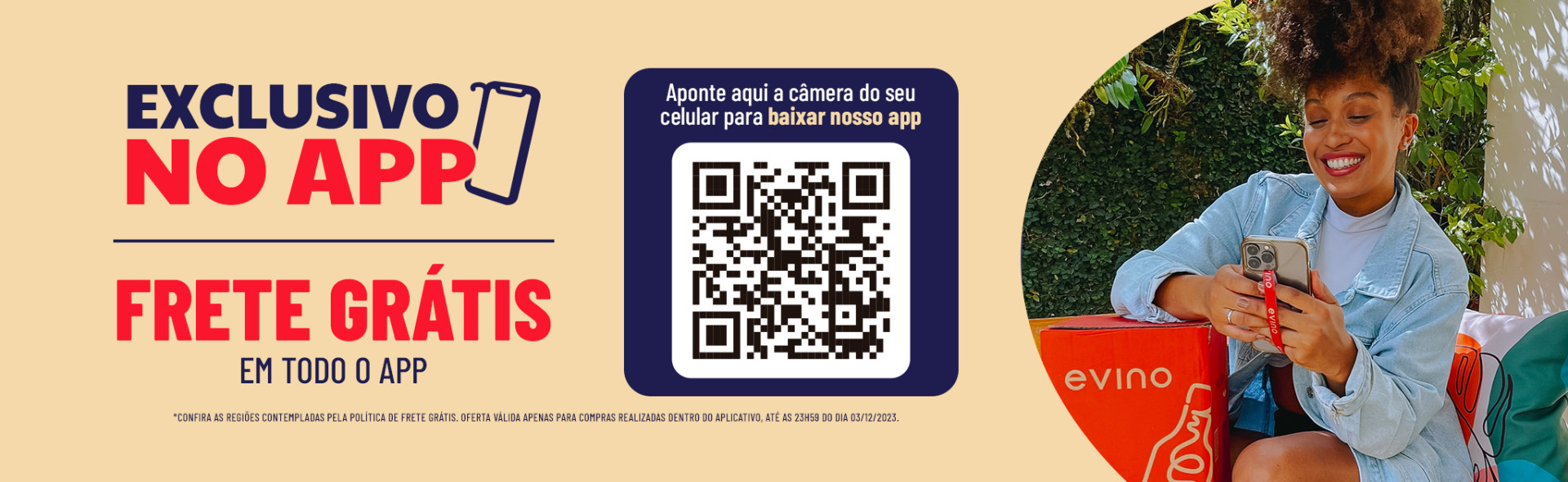Final de Semana Frete Grátis no APP