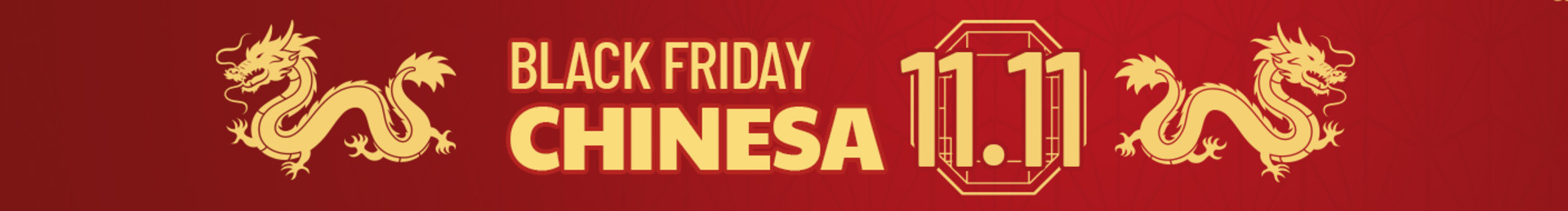 BLACK FRIDAY CHINESA | O maior festival de compras do mundo com ofertas POR TEMPO LIMITADO | E mais: FRETE GRÁTIS no site e app* | *Confira regiões atendidas pela política de frete grátis.

