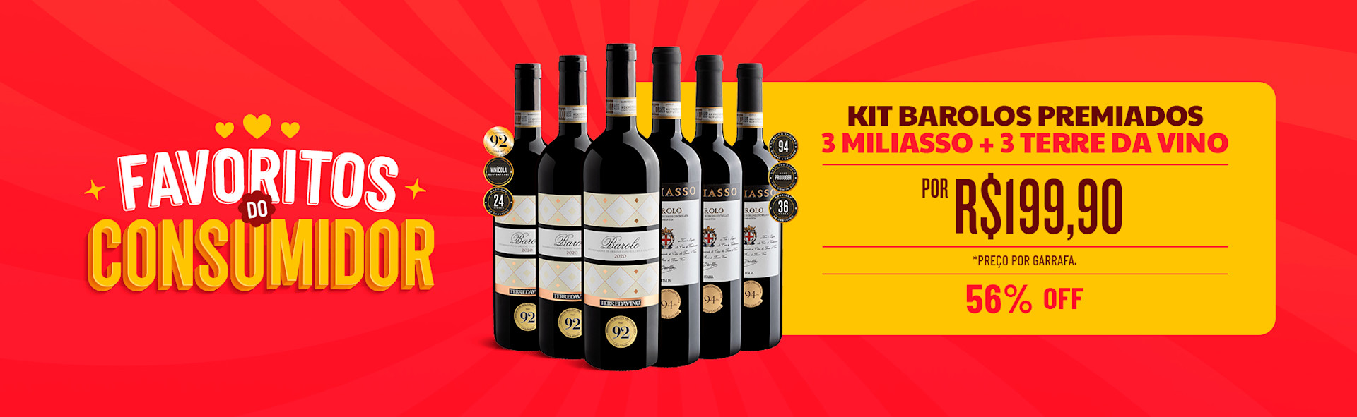 Oferta Favorito do Consumidor Barolos
