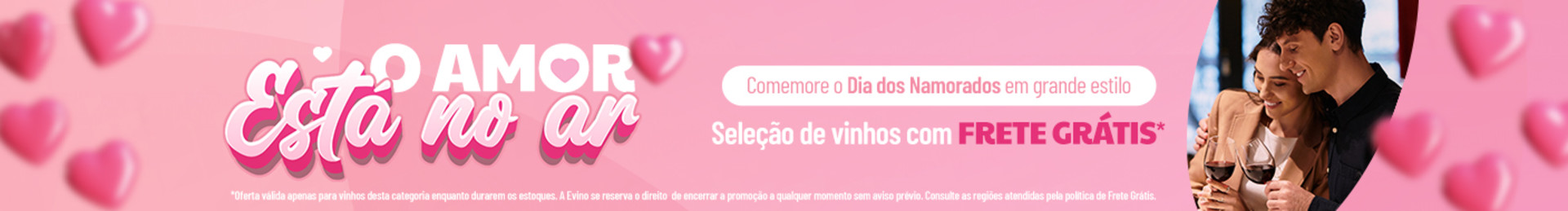 Comemore o Dia dos Namorados em grande estilo.