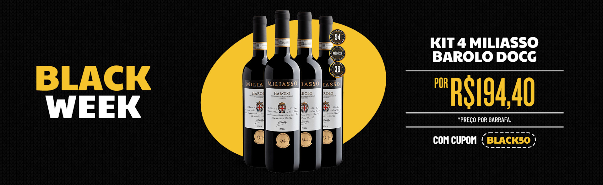 Oferta do Dia Black Week Barolo