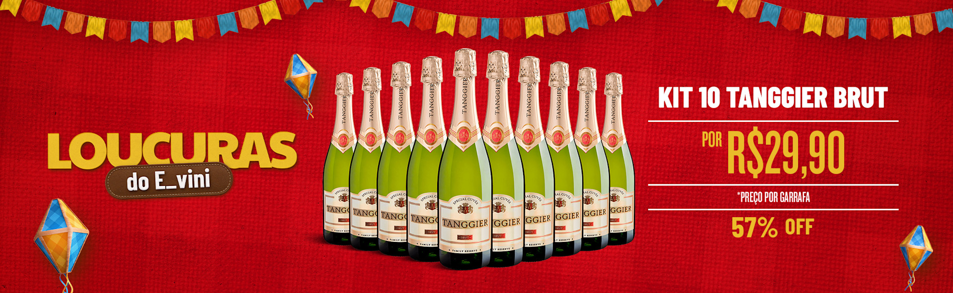 Oferta do Dia Evini Tanggier Brut
