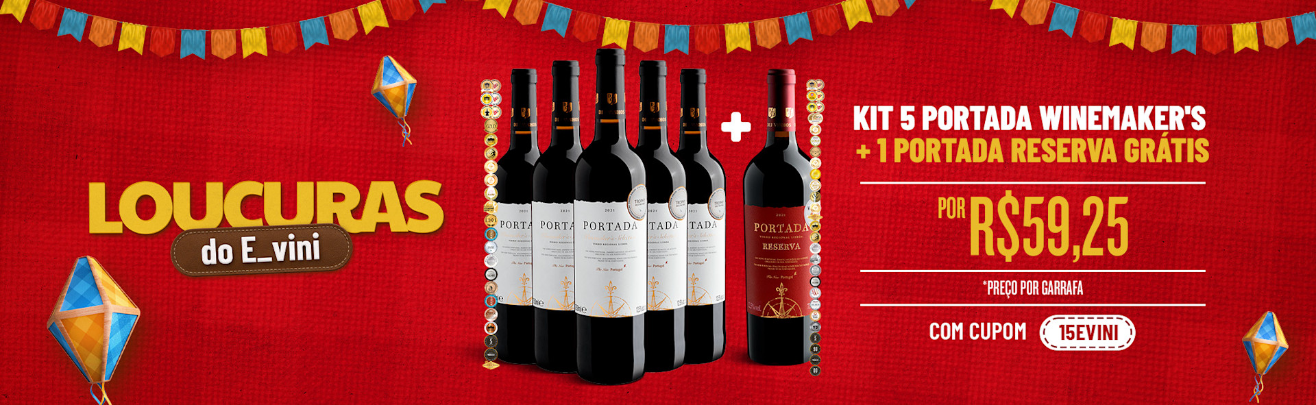 Oferta do Dia Evini: 5 Portada + Portada Reserva Grátis