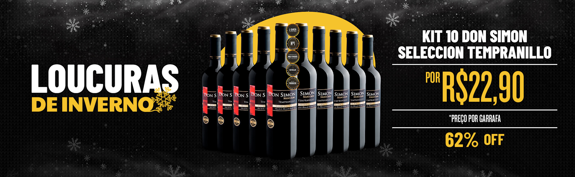Loucura de Inverno: 10 Don Simon por 22,90 cada