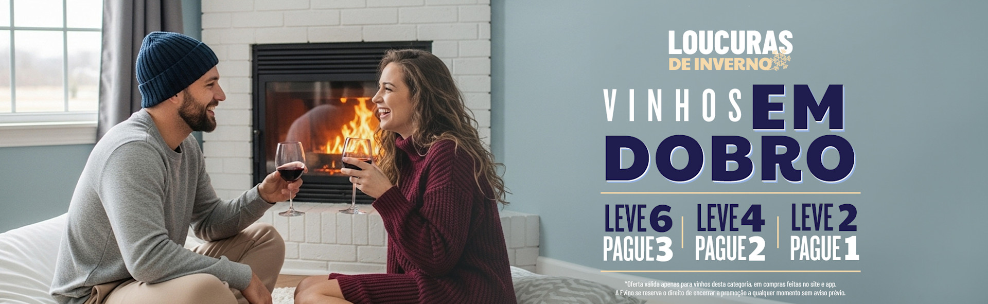 Loucuras de Inverno: Vinhos em Dobro