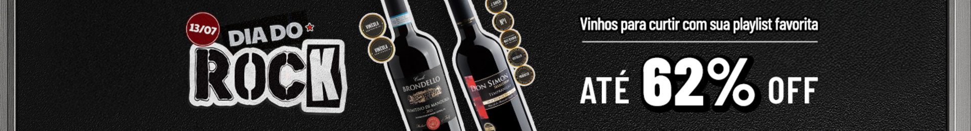 Vinhos para curtir com sua playlist favorita | ATÉ 62% OFF