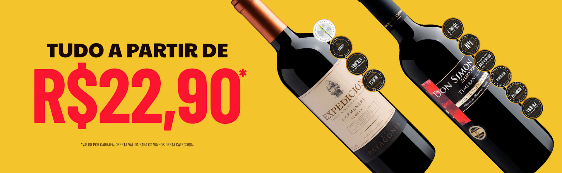 TUDO A PARTIR DE R$22,90