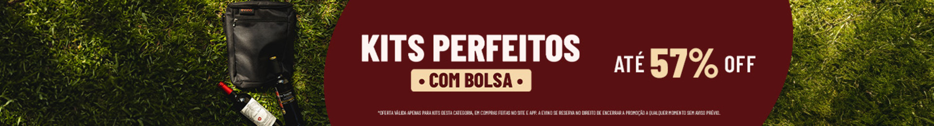 ATÉ 60% OFF | *Oferta válida apenas para rótulos desta categoria, em compras feitas no site e app. A Evino se reserva o direito de encerrar a promoção a qualquer momento sem aviso prévio. **Imagem meramente ilustrativa.

